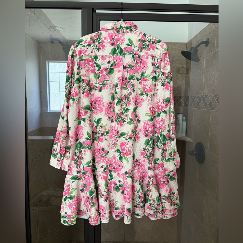 Tuckernuck Pink and Green Floral dress - Picture 4 of 4
